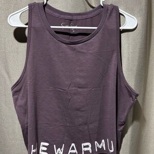 Jessica Simpson Dark Purple Tank Top
